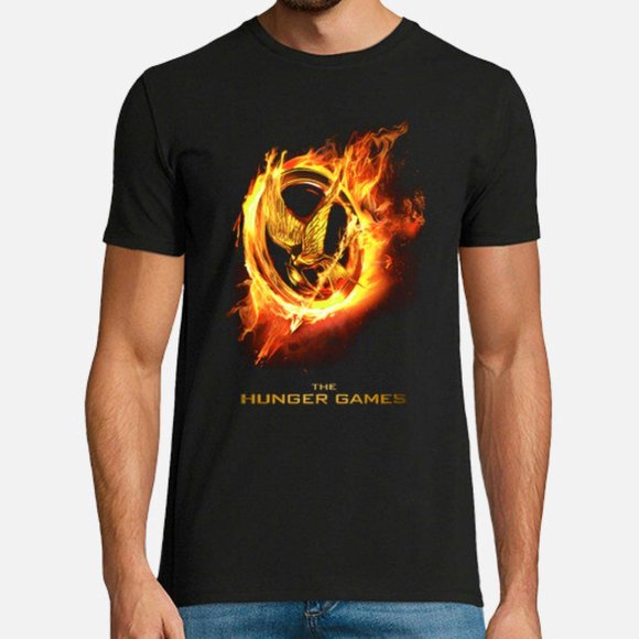 3/$10 The Hunger Games Logo Mockingjay Graphic Crew Neck Tee - Black - Picture 13 of 16